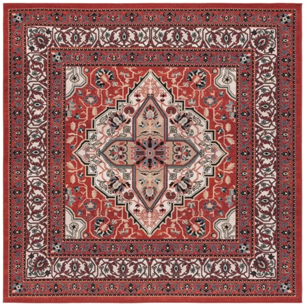 JOURNEY 105 RED  6'-7' x 6'-7' Square Square Rug