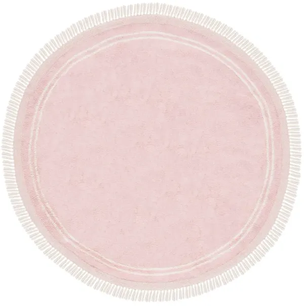 EASY CARE Hand Woven 8' x 8' Round area rug