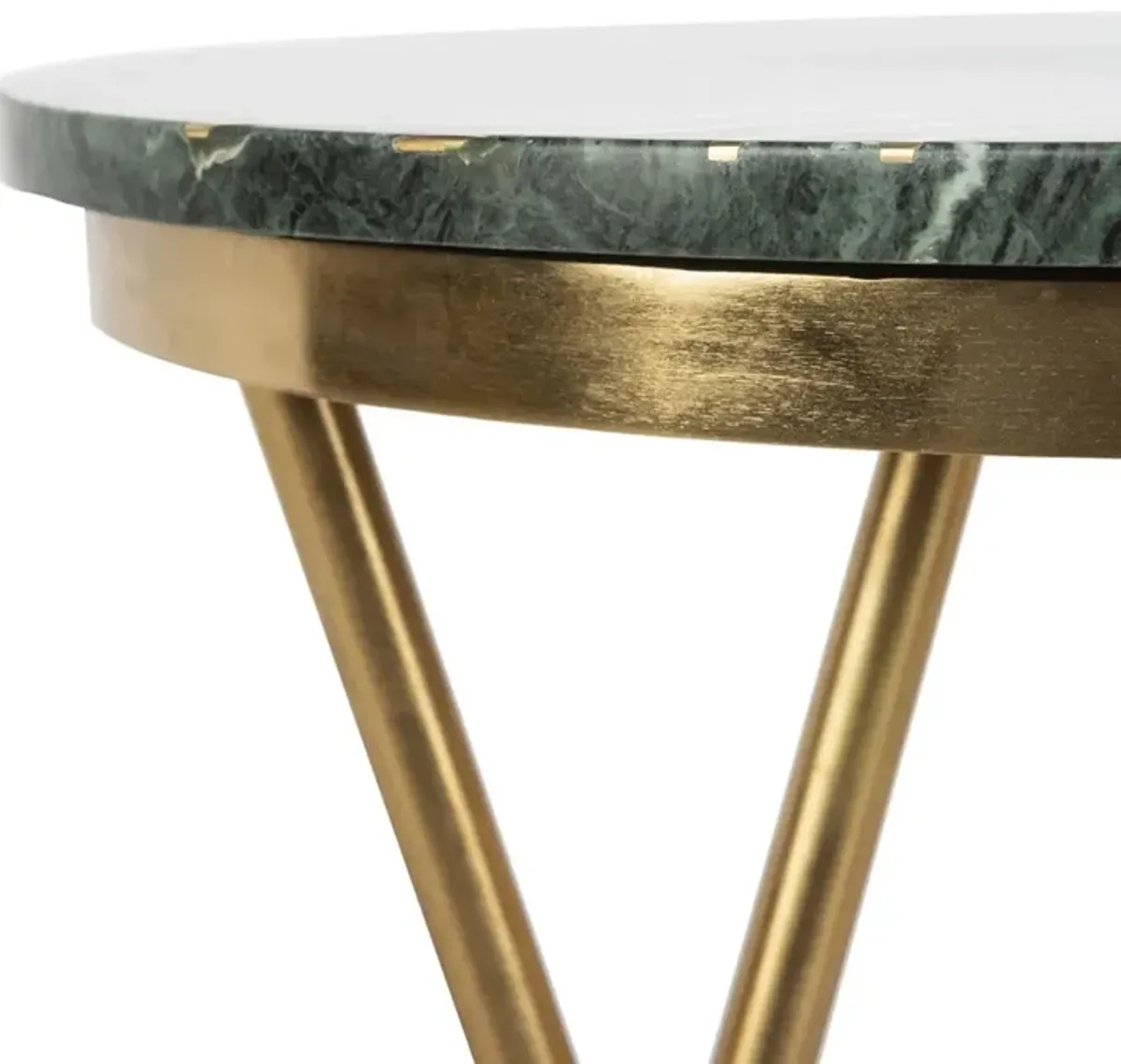 COLETTA ROUND MARBLE ACCENT TABLE