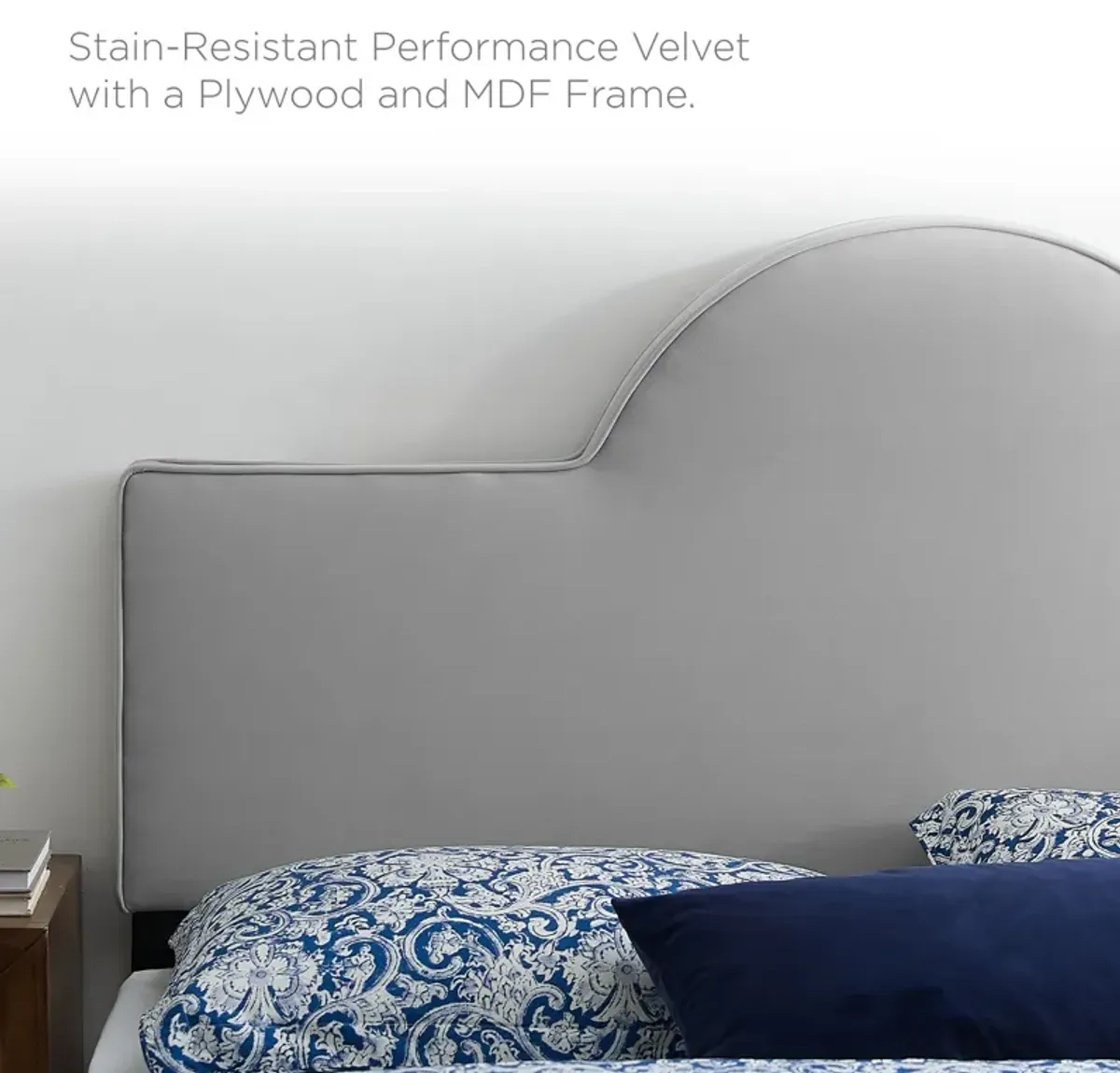 Soleil Performance Velvet Twin Bed