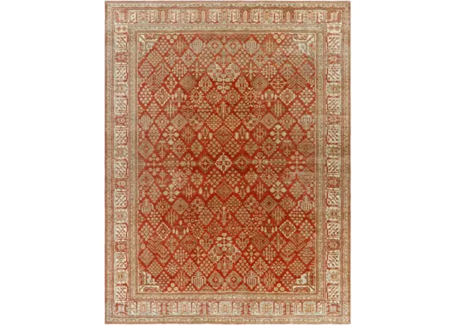 Antique One of a Kind AOOAK-1083 7'5" x 9'10" Handmade Rug