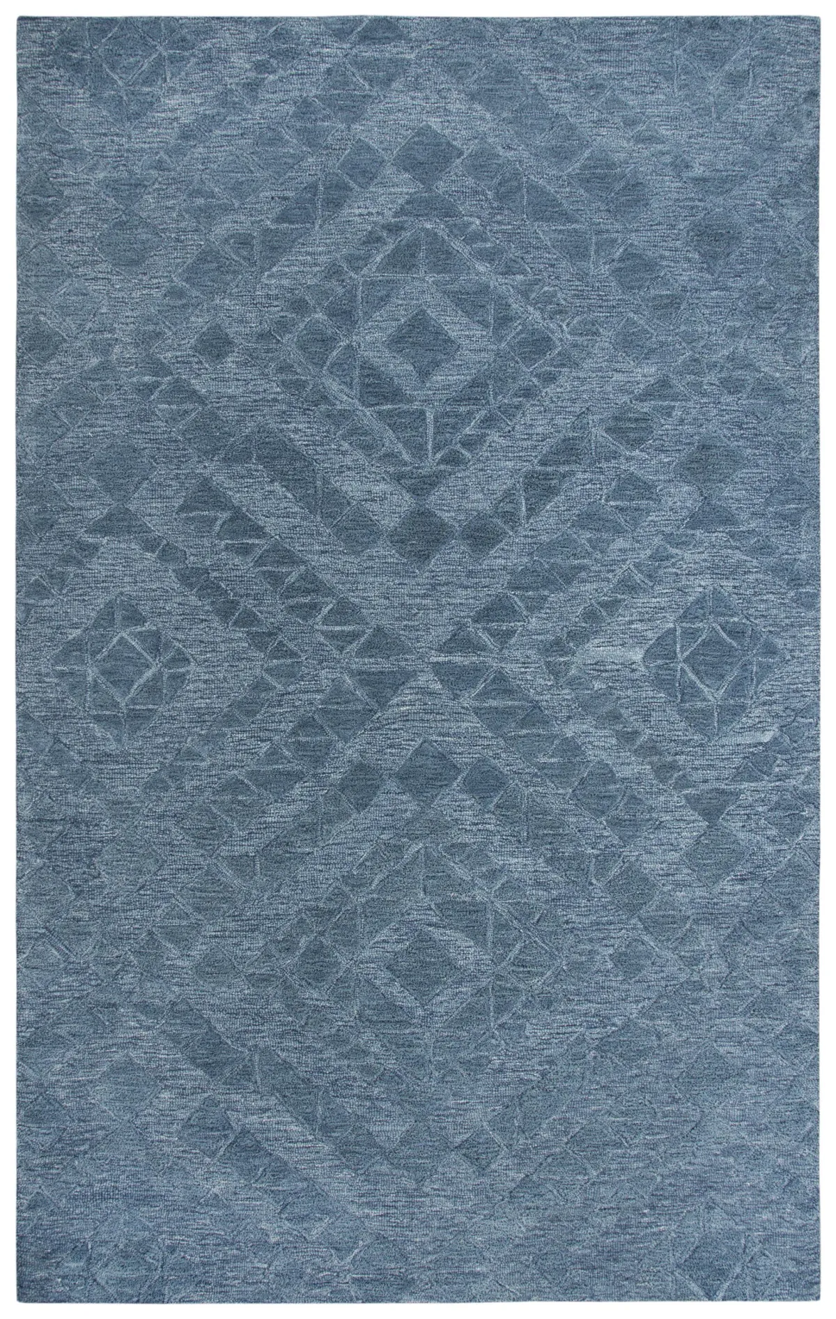 Fifth Avenue Blue Diamond Wool 10' x 13' Rectangle Rug