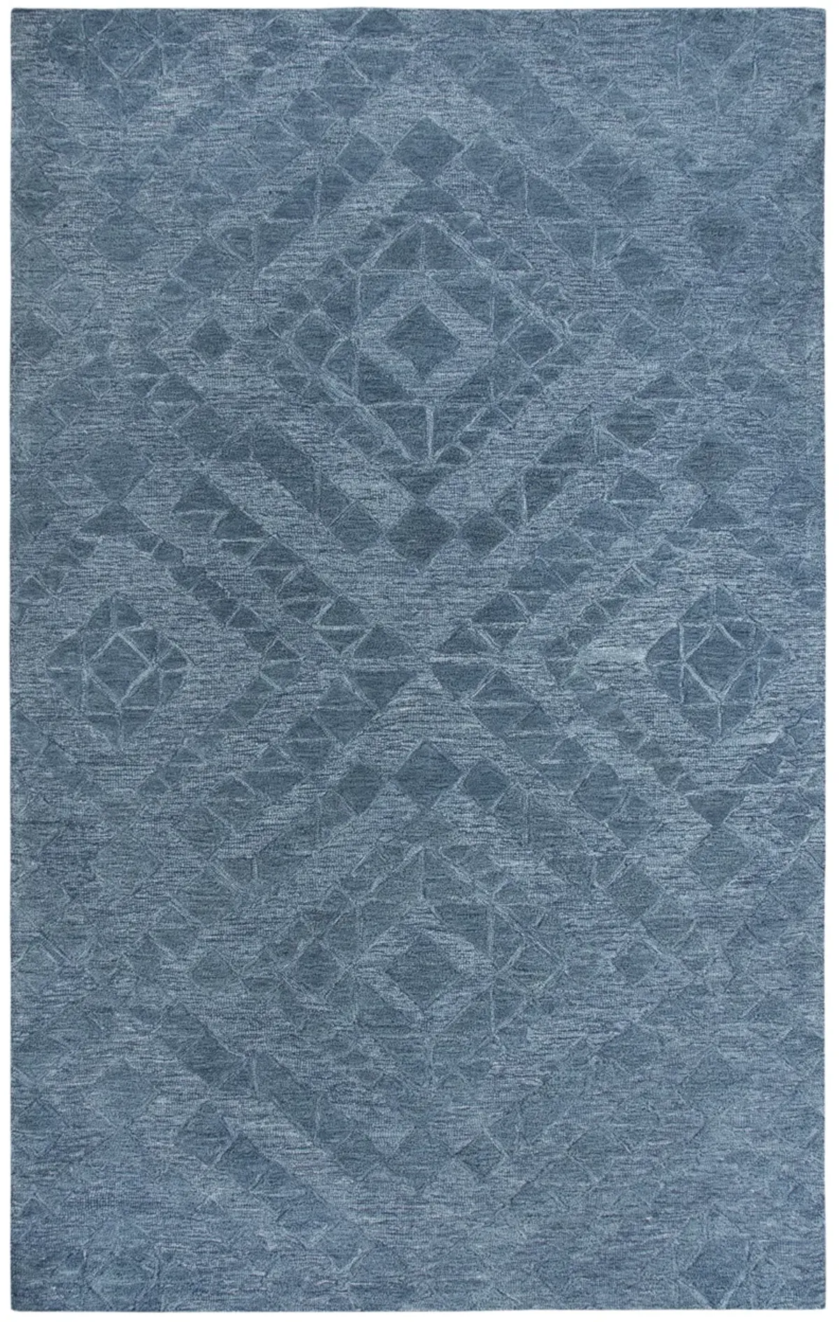 Fifth Avenue Blue Diamond Wool 10' x 13' Rectangle Rug