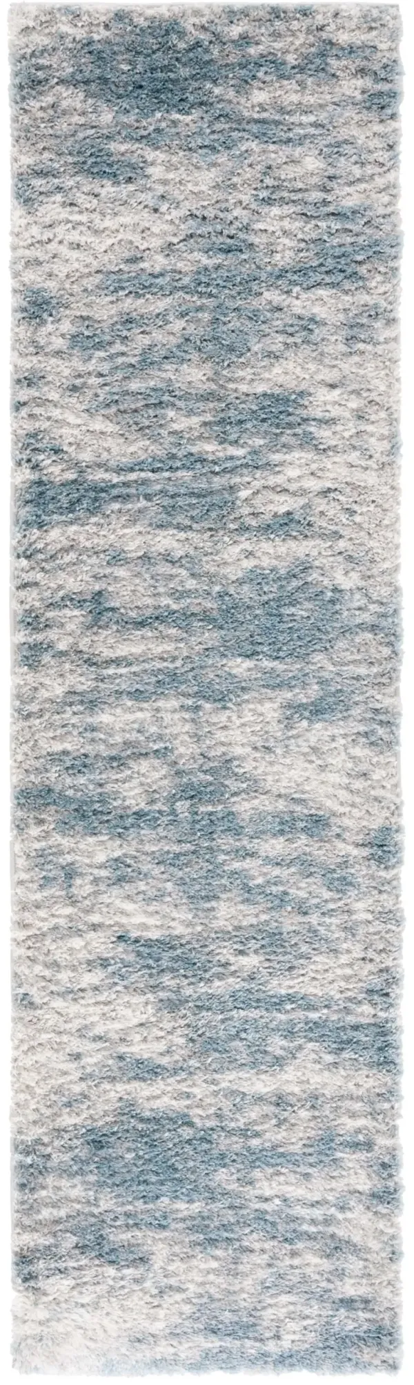 BERBER SHAG 586 IVORY  2'-3' x 8' Runner Rug