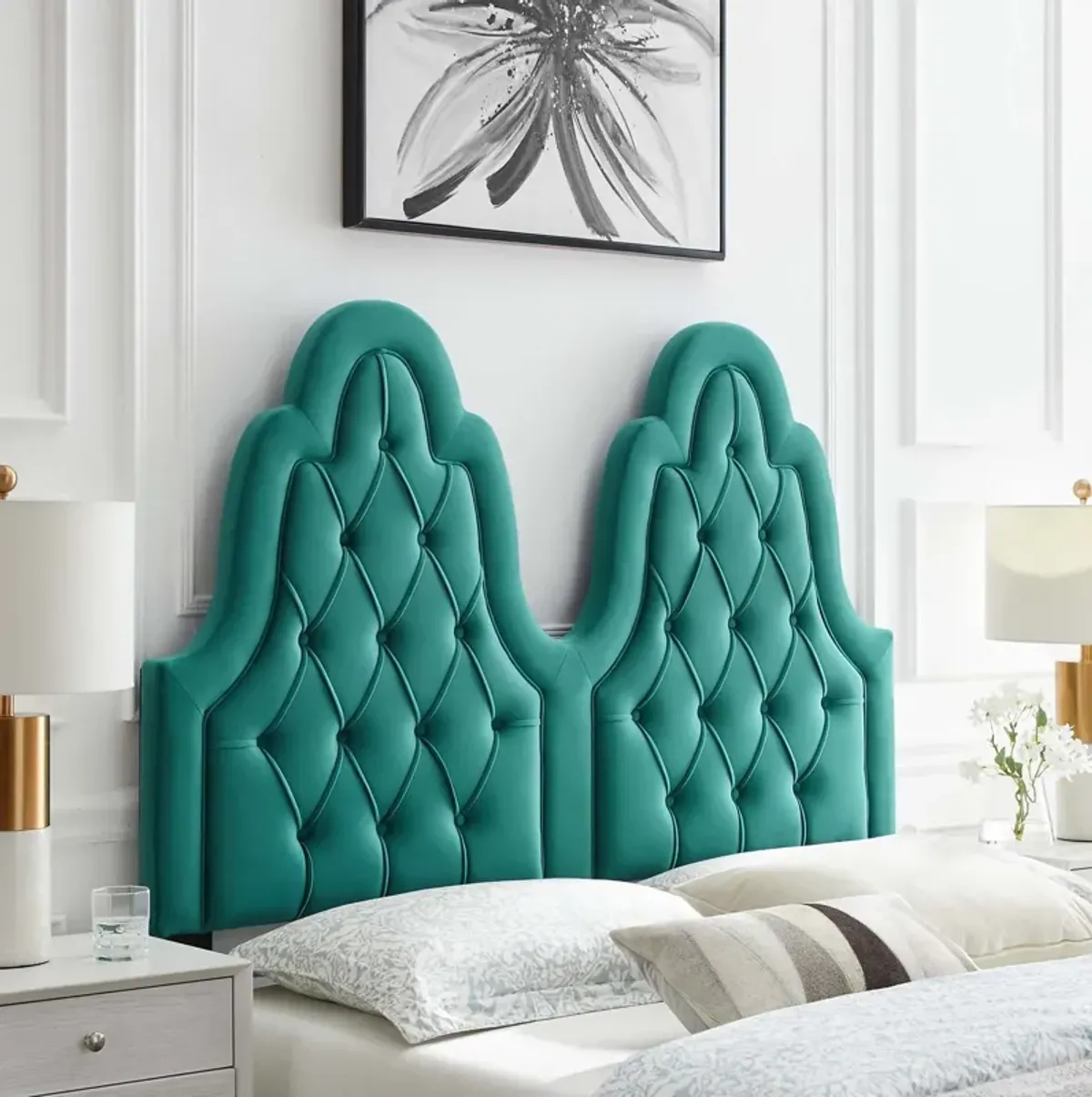 Augustine Tufted Performance Velvet King/California King Headboard