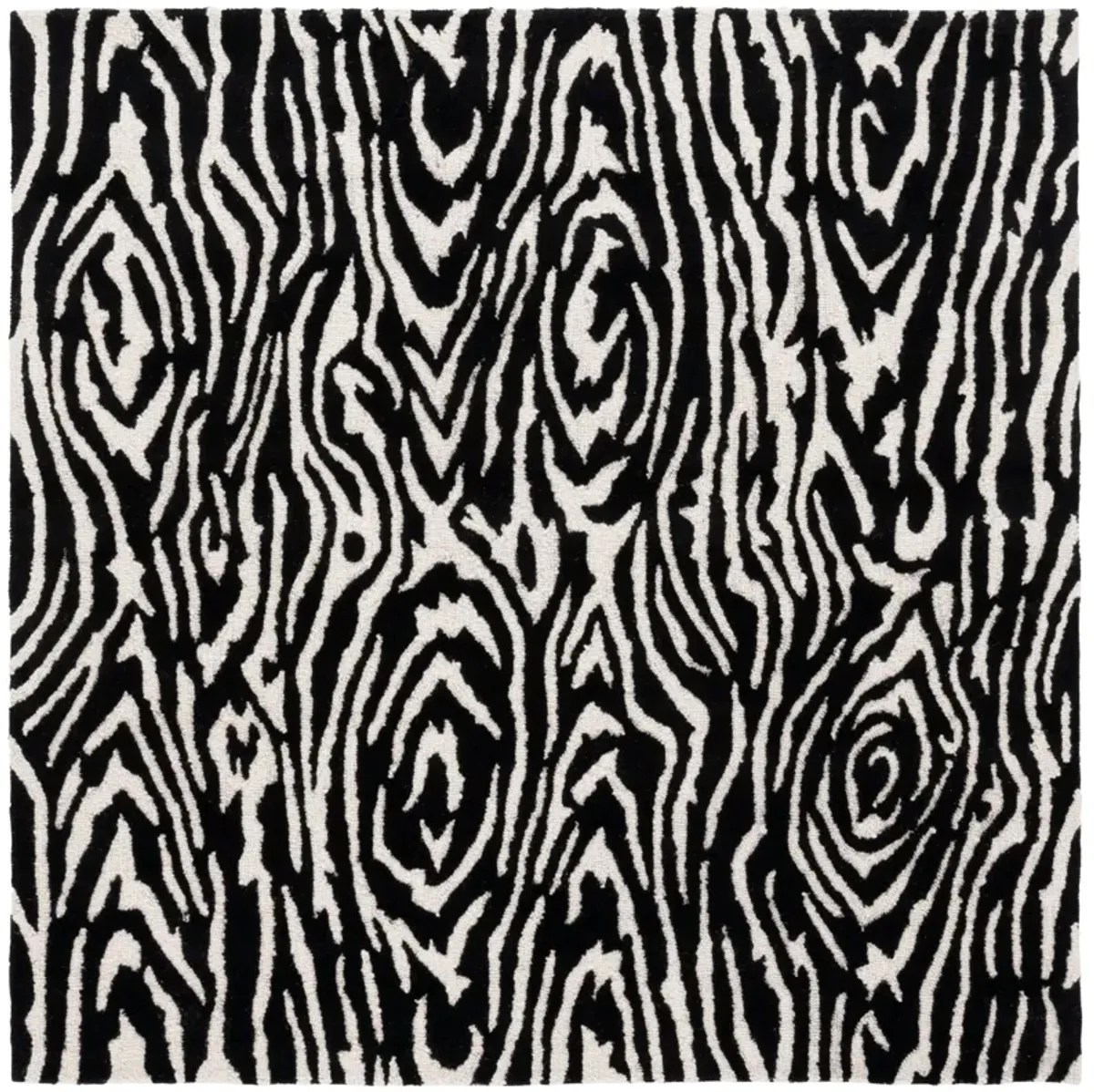 EBONY Hand Tufted 6' x 6' Square area rug