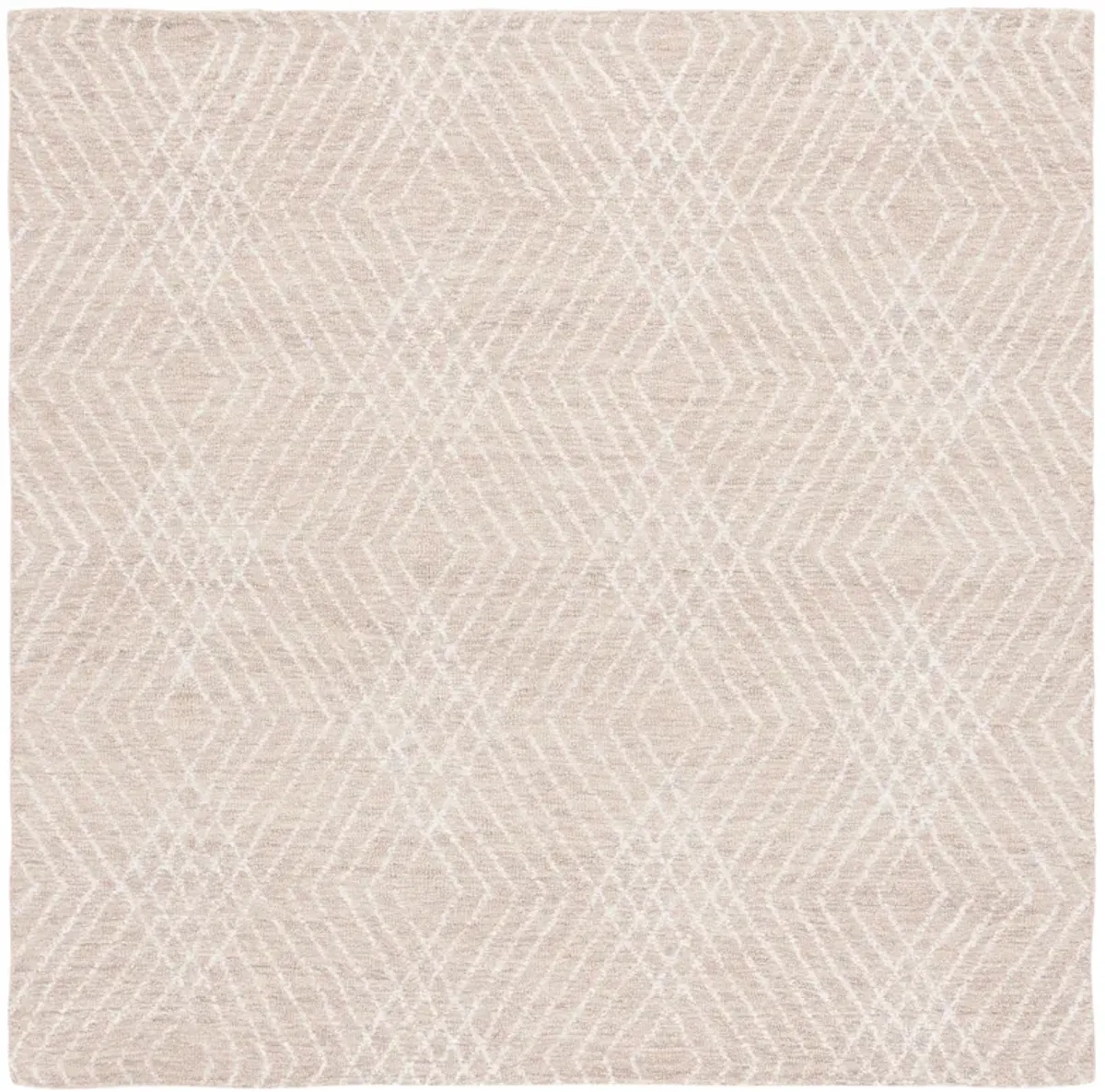 ABSTRACT Hand Tufted 6' x 6' Square area rug