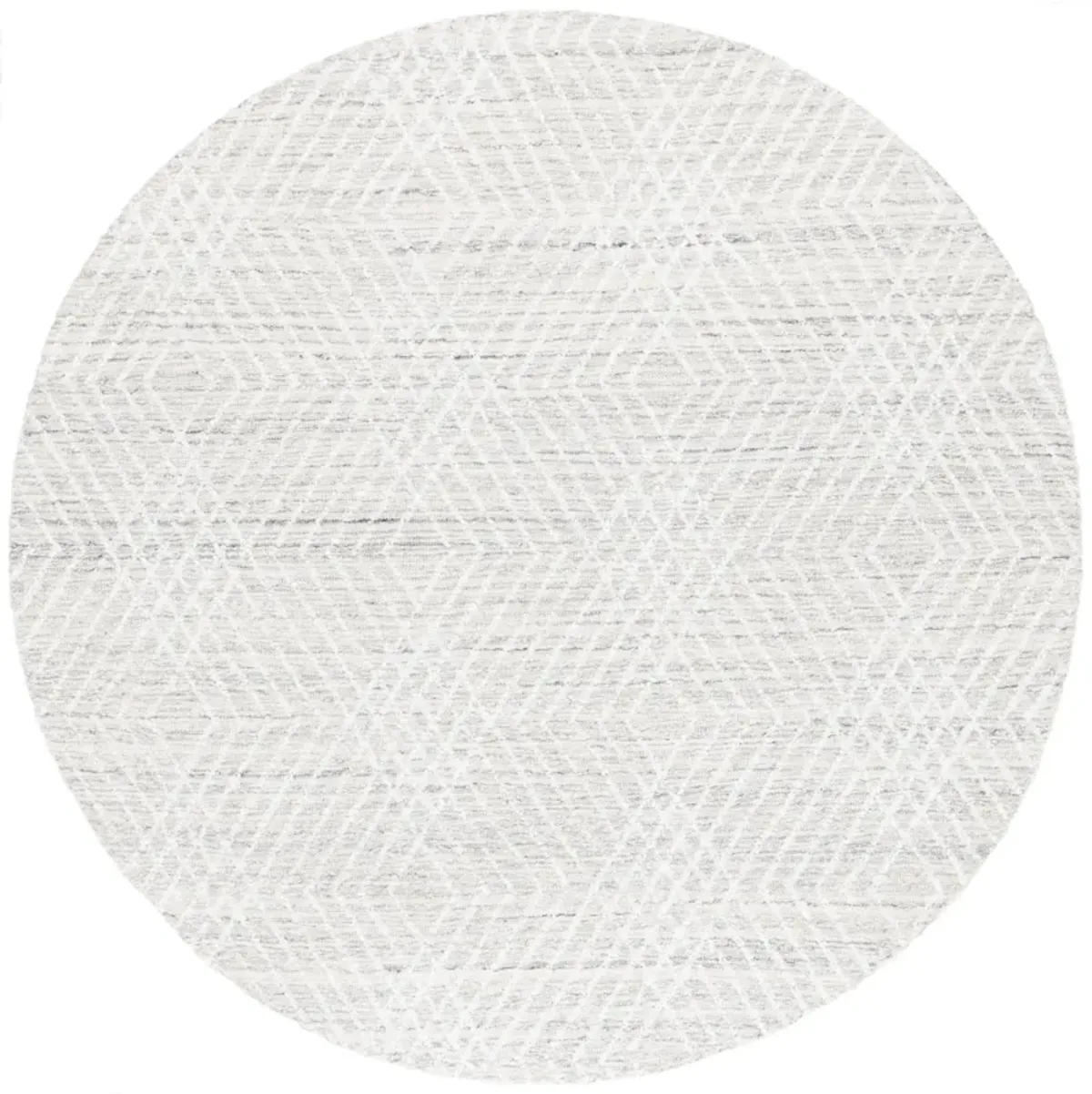 ABSTRACT Hand Tufted 6' x 6' Round area rug