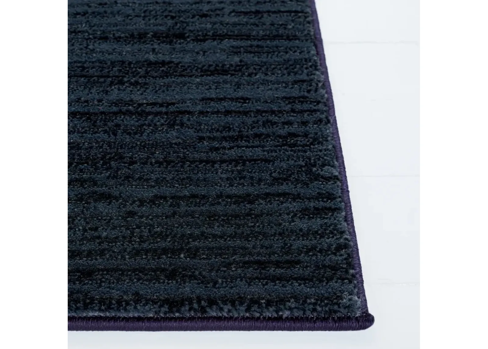 VISION 606 BLACK 2'-2' x 16' Runner Rug