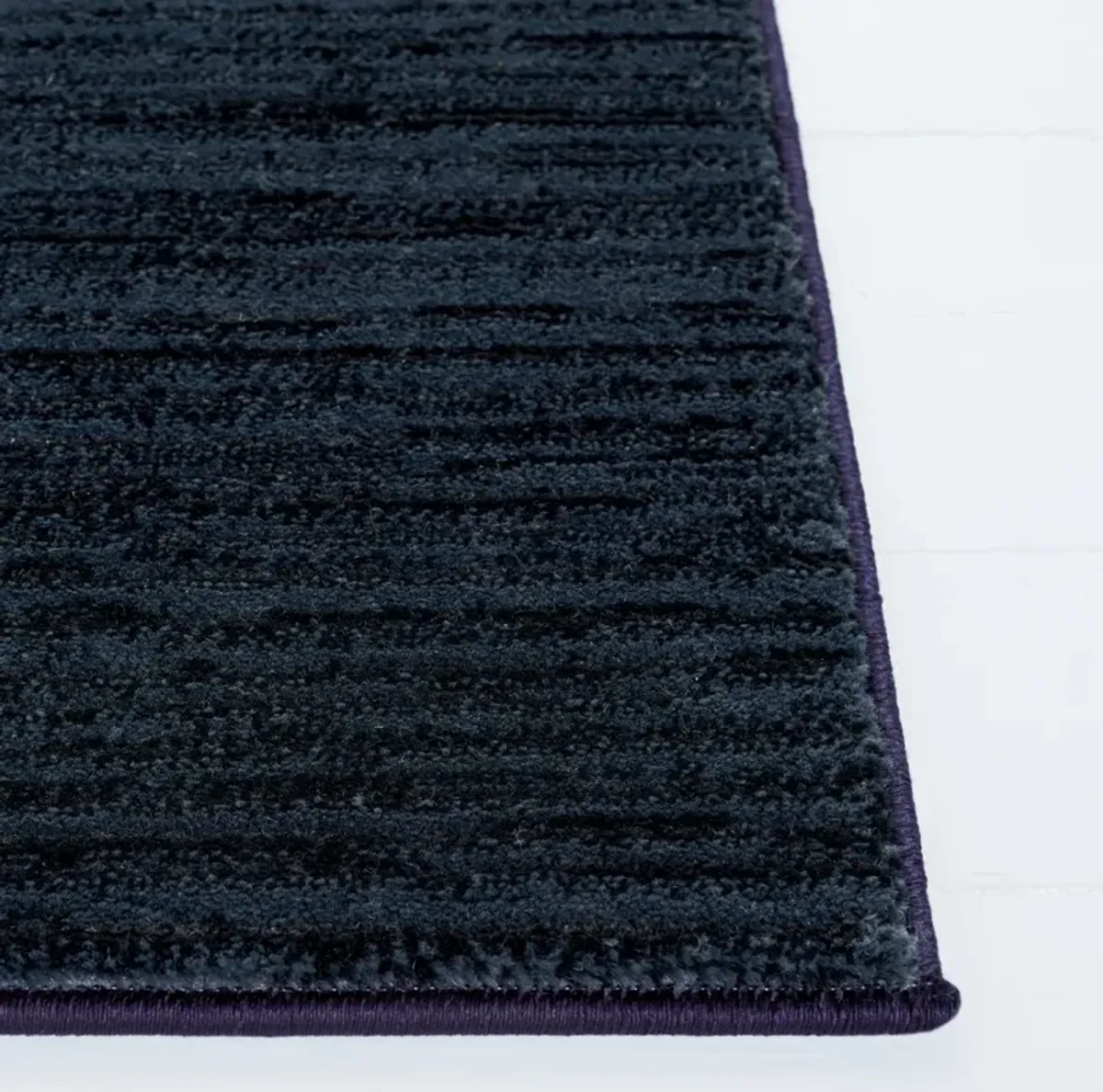 VISION 606 BLACK 2'-2' x 16' Runner Rug