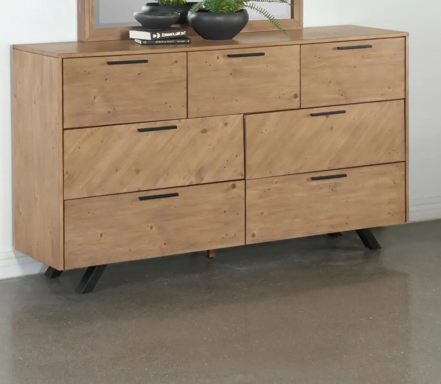 Albi 7-Drawer Rectangular Dresser