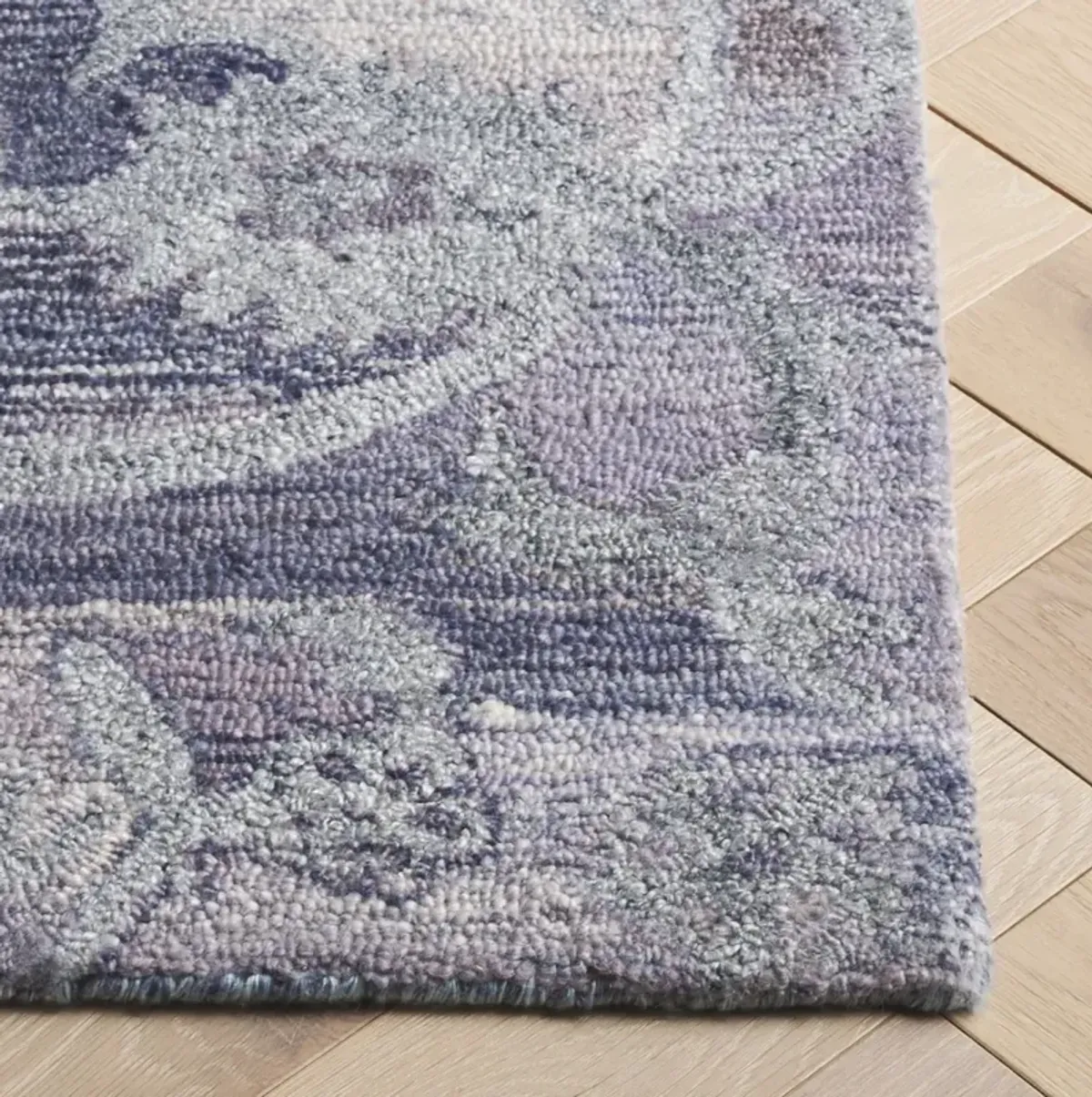 ANATOLIA 401 VIOLET  2'-3' x 8' Runner Rug