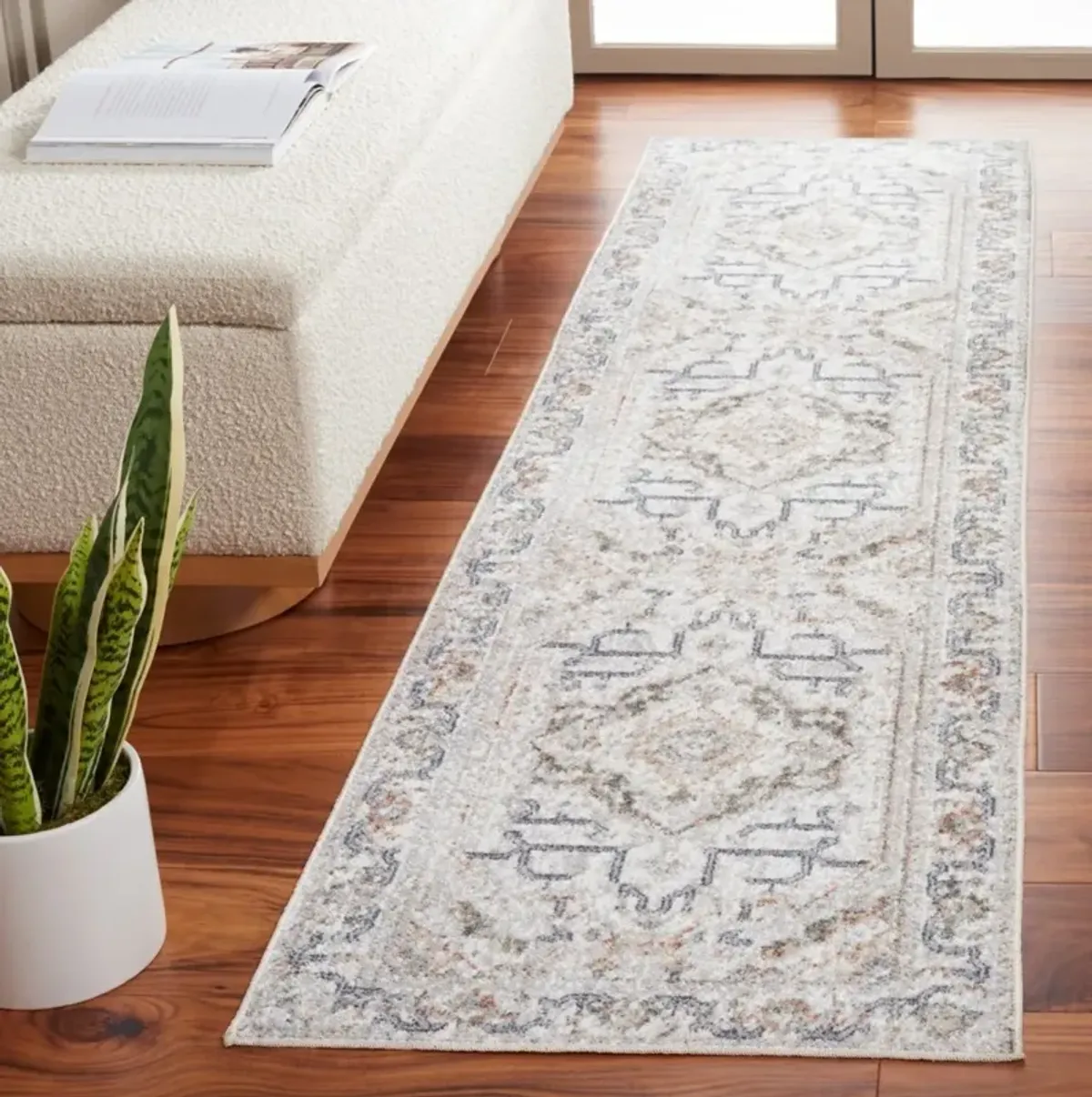 BALTIMORE 854 Multi 2'-2' X 8' Runner Rug