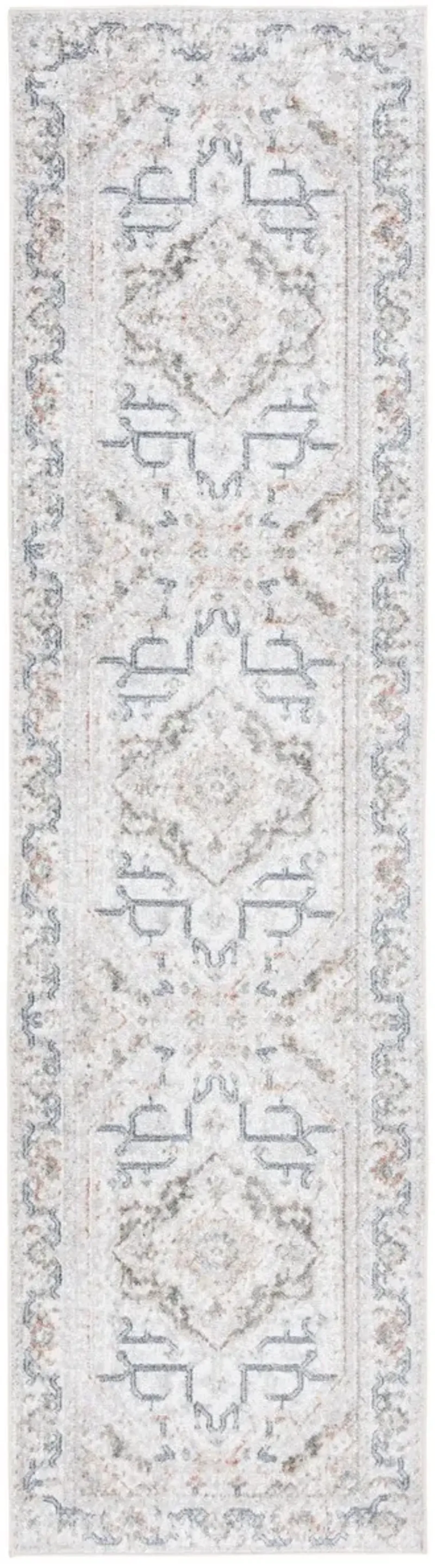 BALTIMORE 854 Multi 2'-2' X 8' Runner Rug