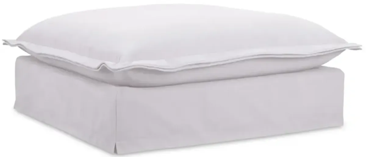 Olivia Ottoman White