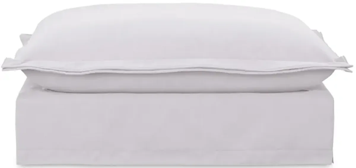 Olivia Ottoman White