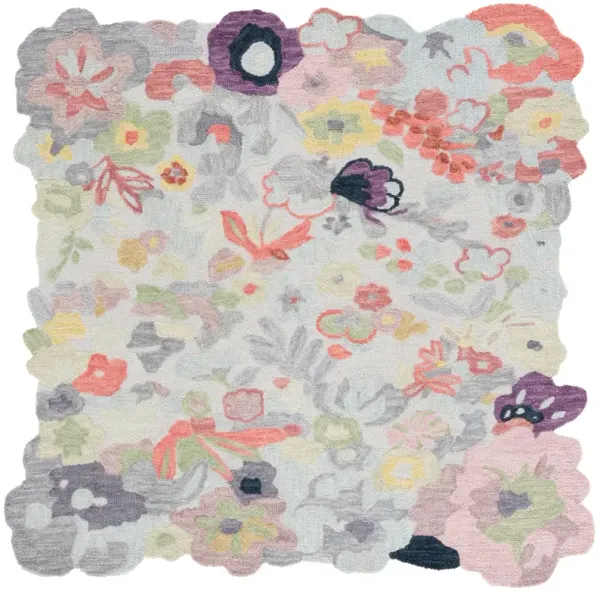 JARDIN176 GREEN  6' x 6' Square Square Rug