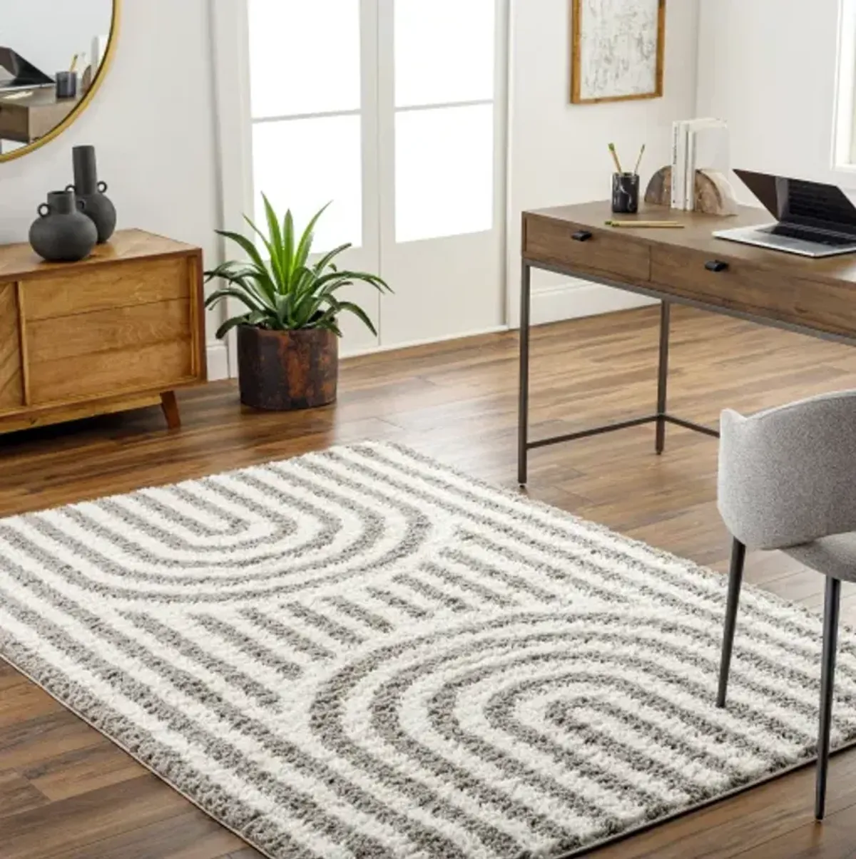 Birmingham BMM-2305 7'10" x 10' Machine Woven Rug