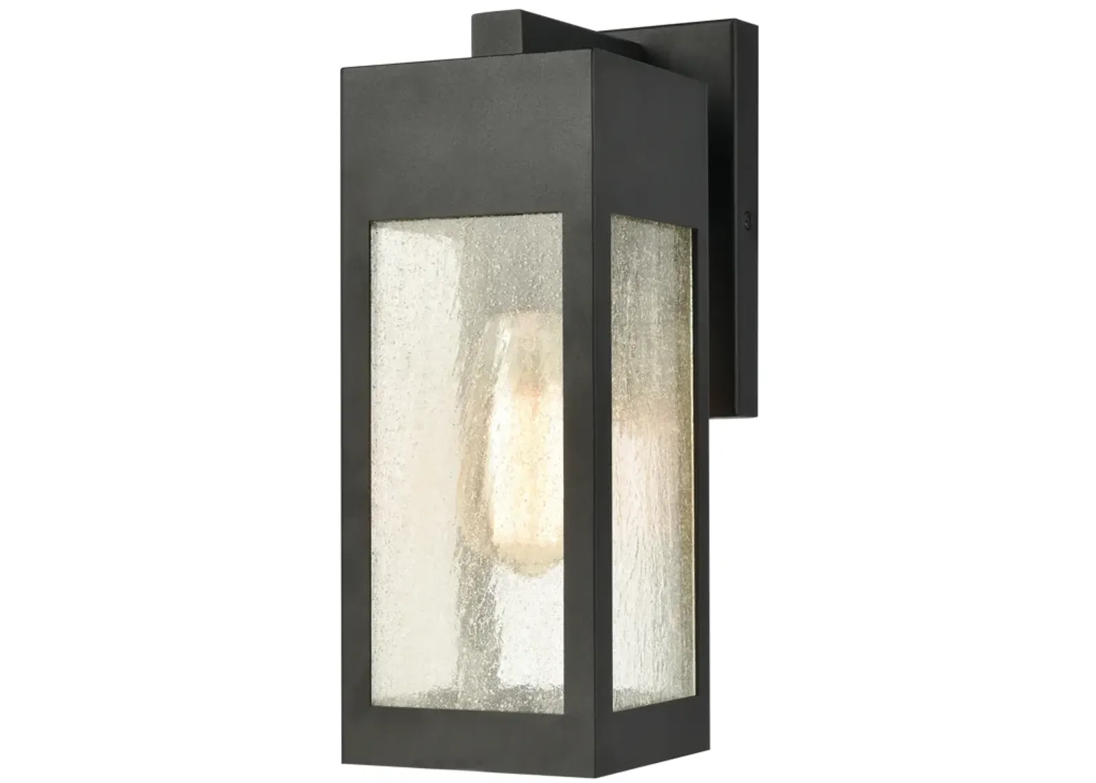 Angus 13" High 1-Light Outdoor Sconce - Charcoal