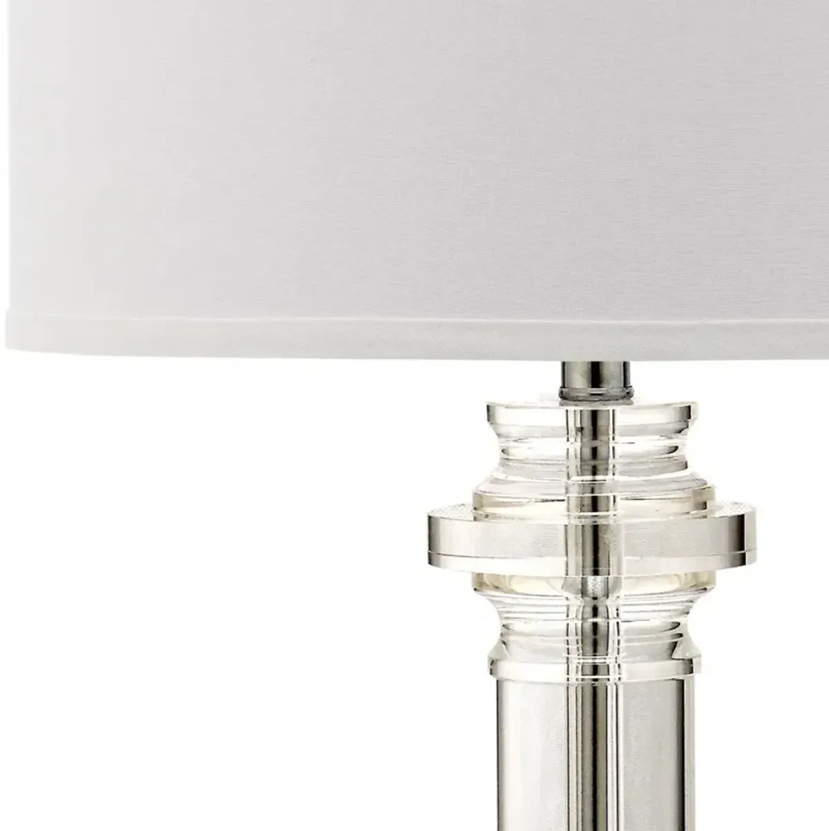 Nina 30-Inch H Crystal Column Lamp