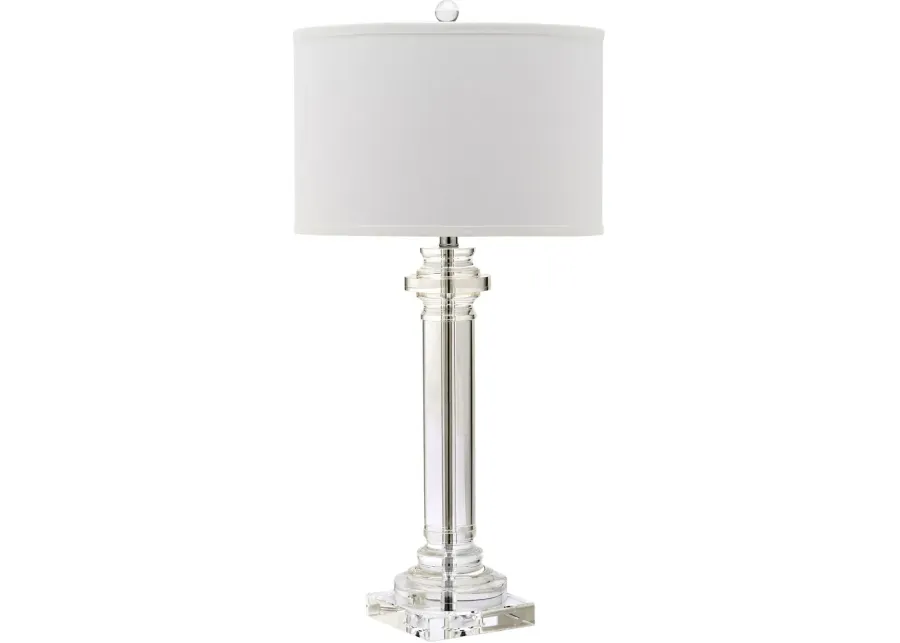 Nina 30-Inch H Crystal Column Lamp