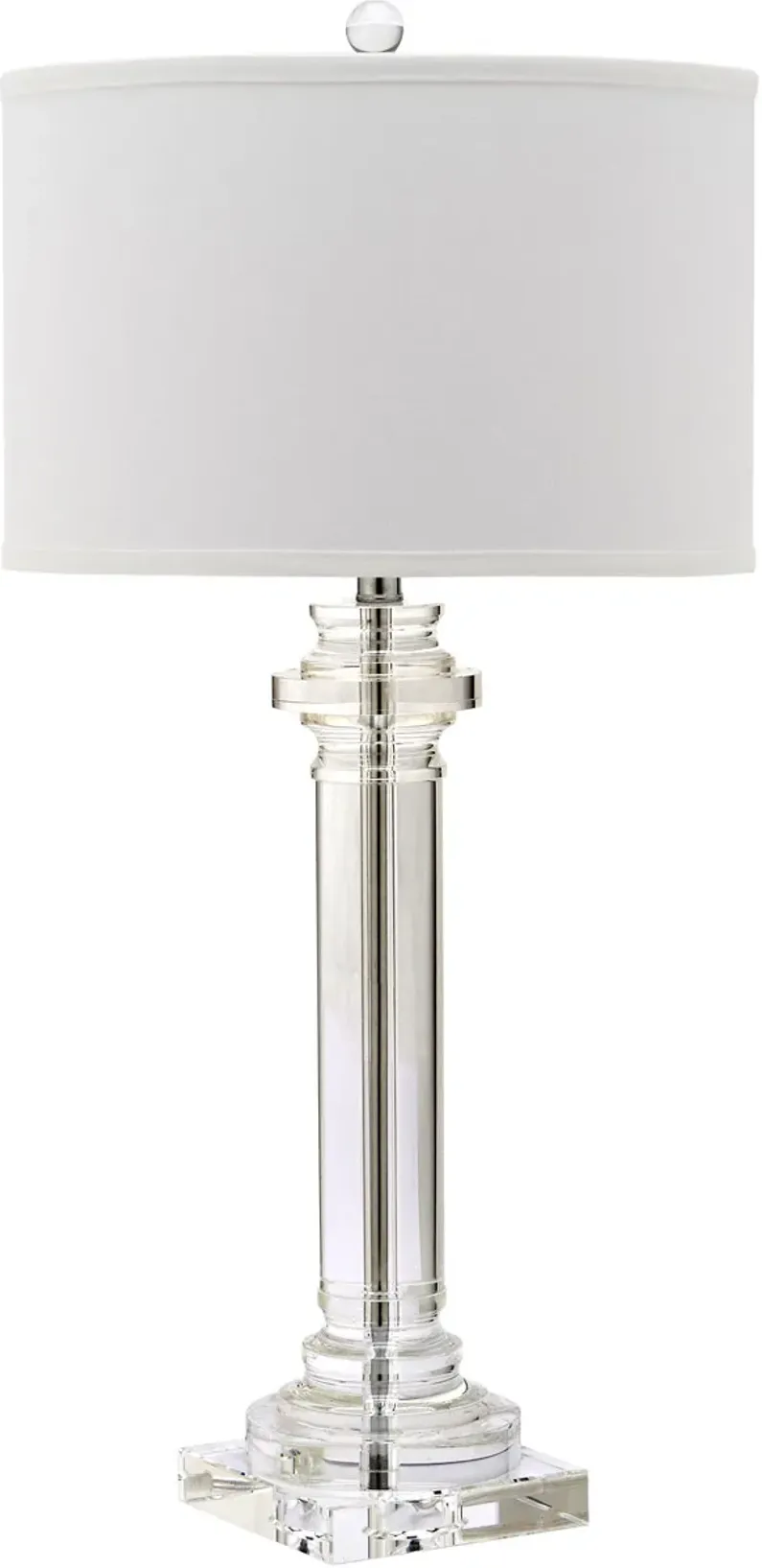 Nina 30-Inch H Crystal Column Lamp