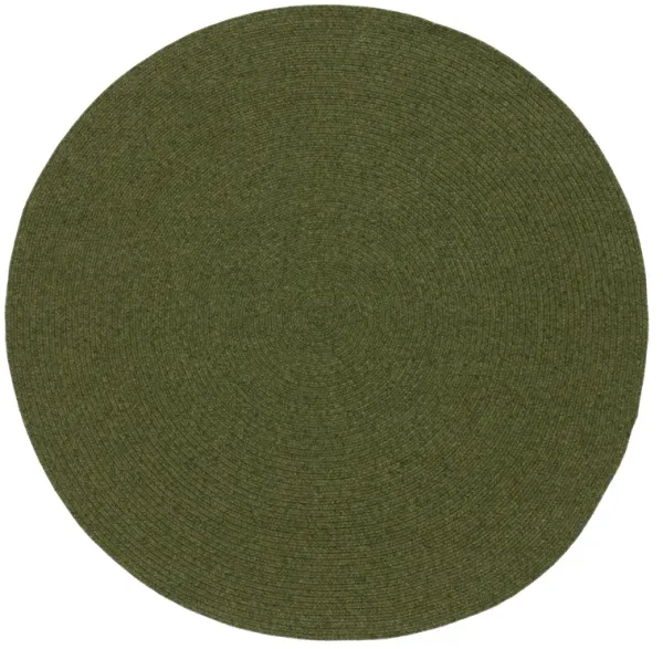 BRAIDED Hand Woven 10' x 10' Round area rug