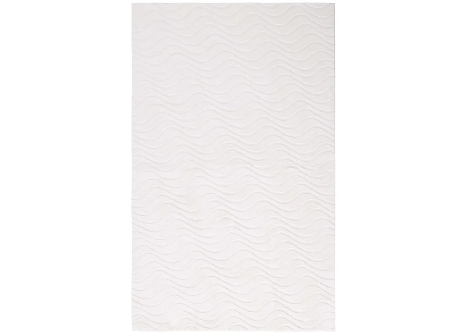 FAUX RABBIT FUR 882 IVORY 8' x 10' Large Rectangle Rug