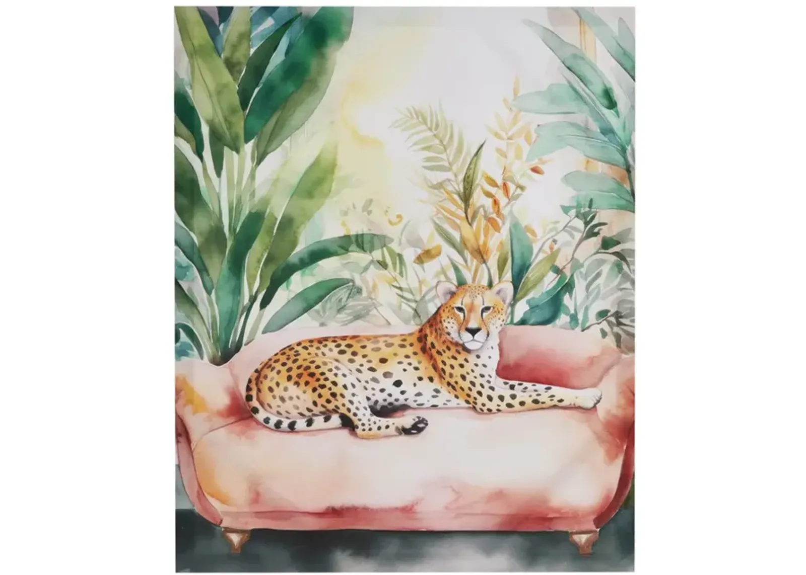 Jungle Cheetah Canvas Wall Art