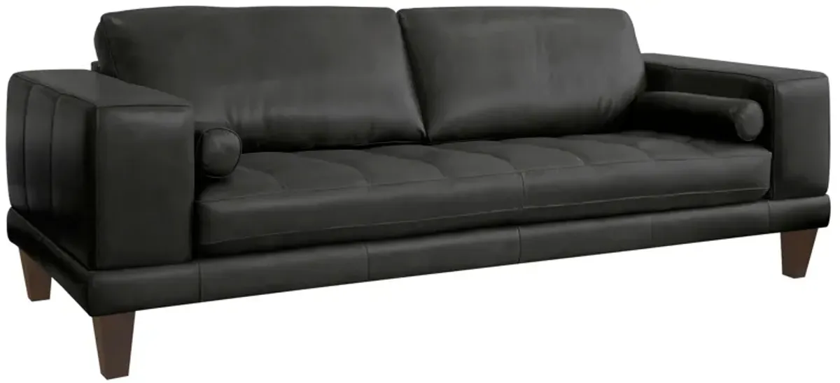 Wynne Contemporary Leather Sofa 