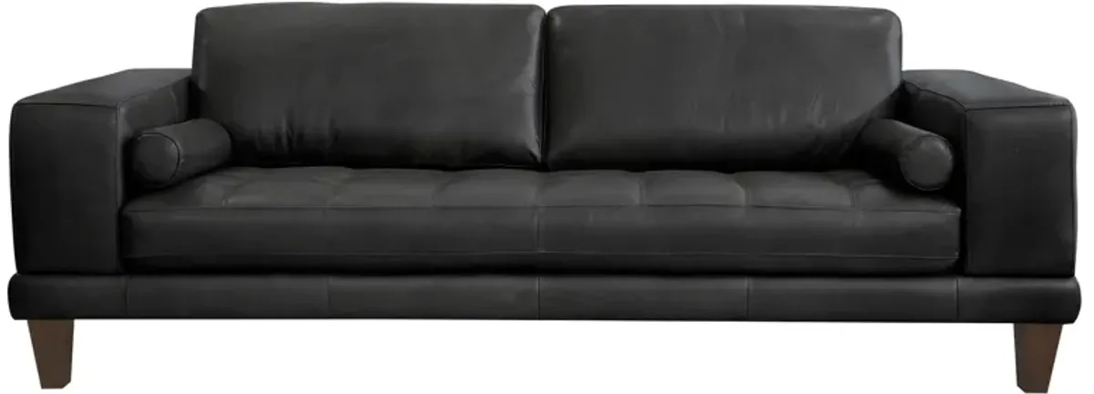 Wynne Contemporary Leather Sofa 