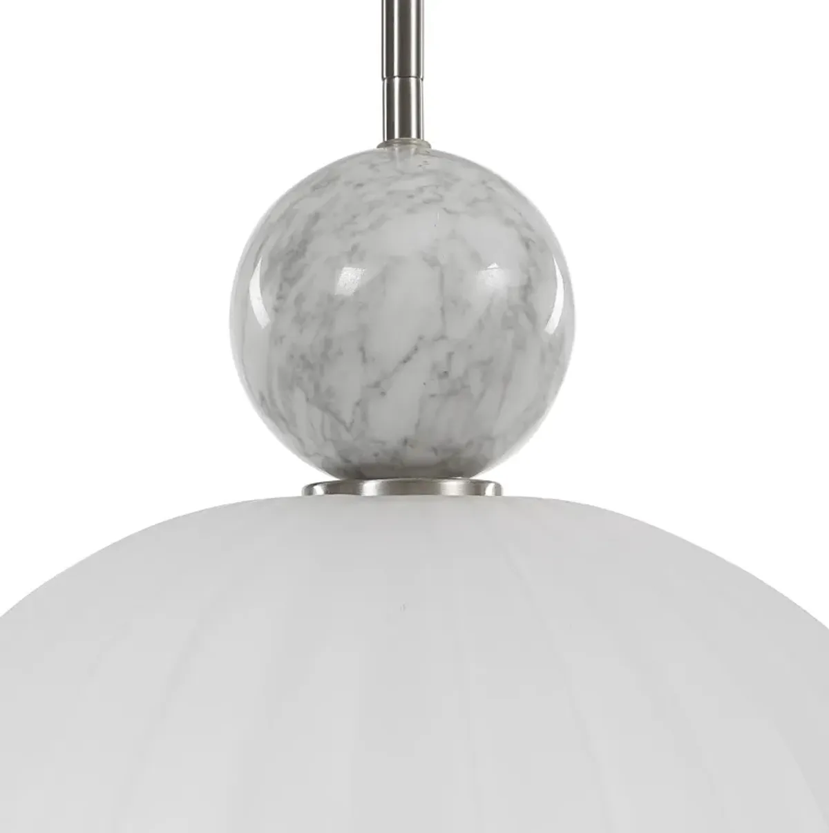 Crème Oversized 1 Light Pendant