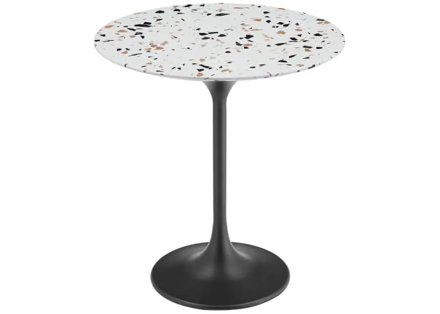 Lippa 20" Round Terrazzo Side Table