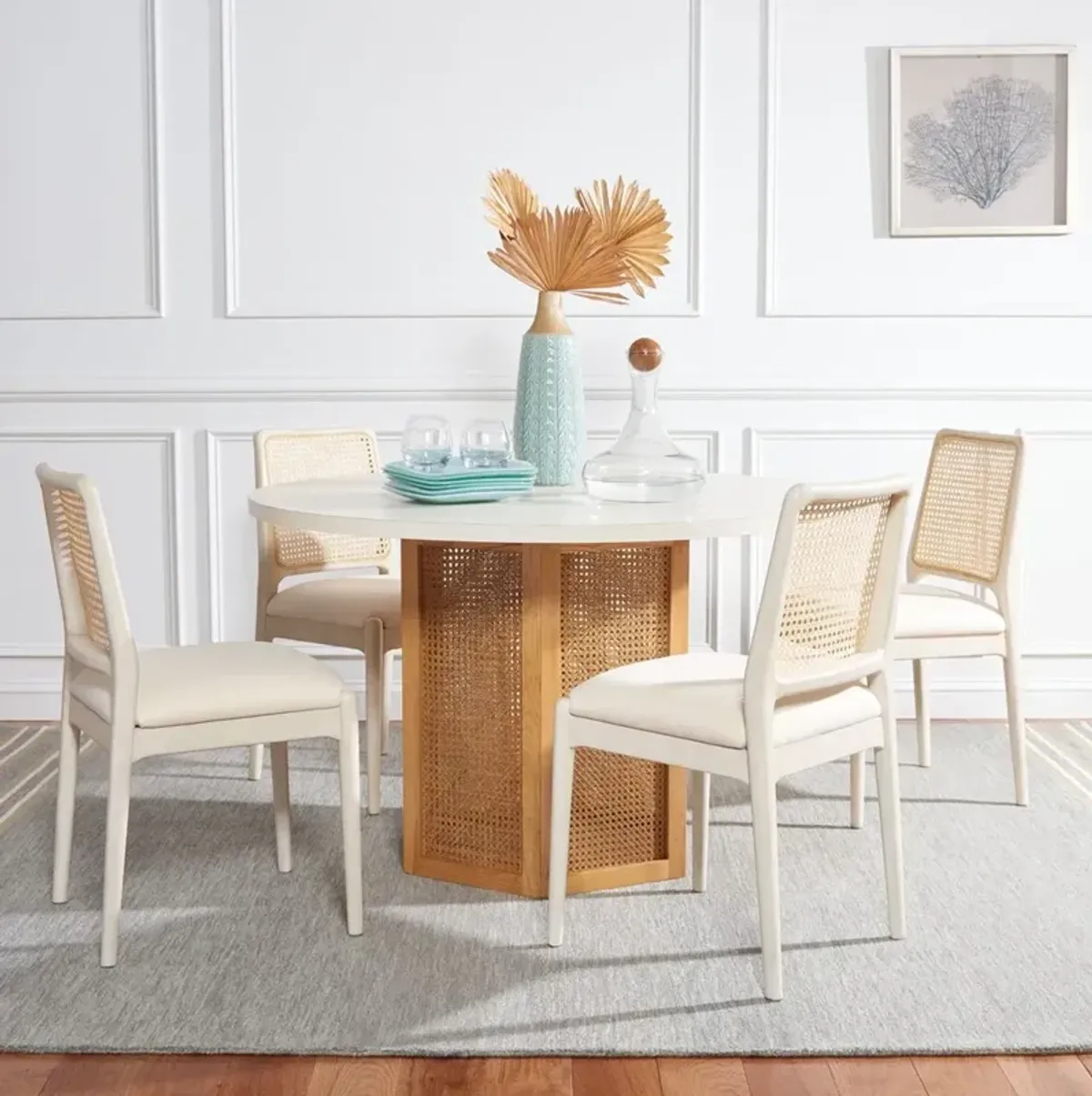 DANEZ CANE DINING TABLE