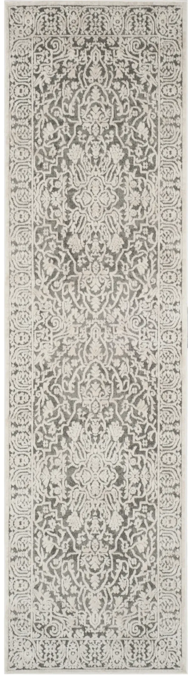 REFLECTION 670 DARK GREY  2'-3' x 16' Runner Rug