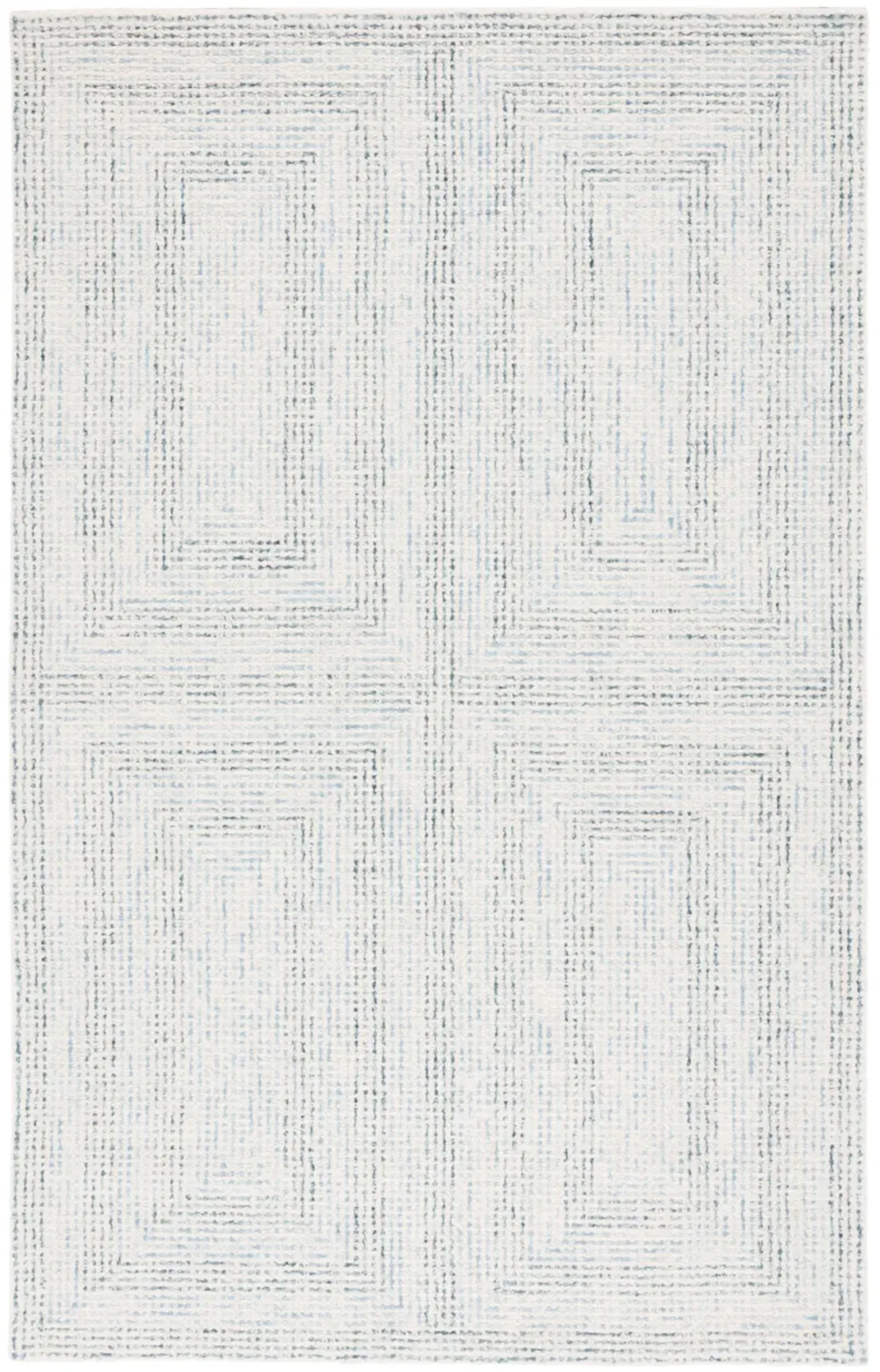 ABSTRACT Hand Tufted 6' x 9' area rug