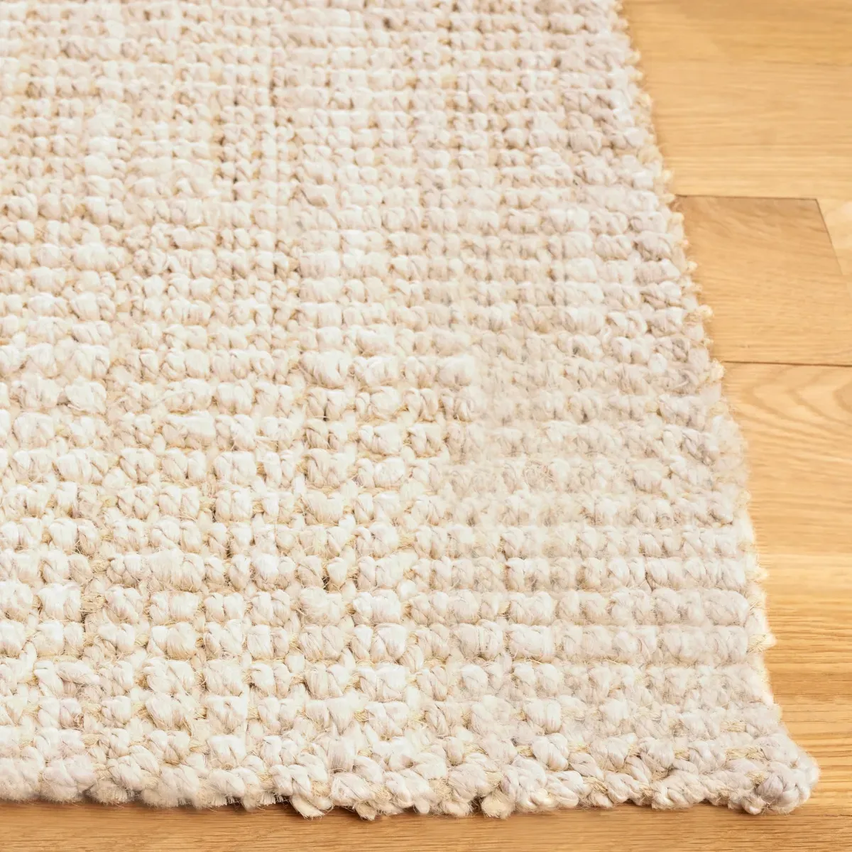 NATURAL FIBER 576 BLEACH  6' x 6' Square Square Rug