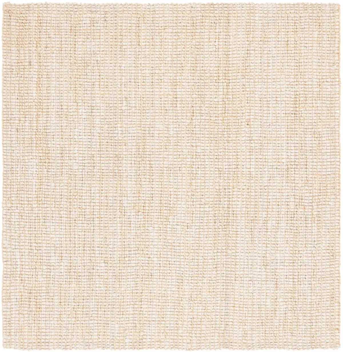 NATURAL FIBER Hand loomed 6' x 6' Square area rug