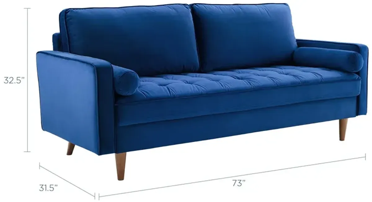 Valour Performance Velvet Sofa