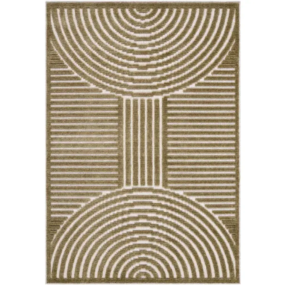 Lyna LYA-2328 5' x 7'2" Machine Woven Rug