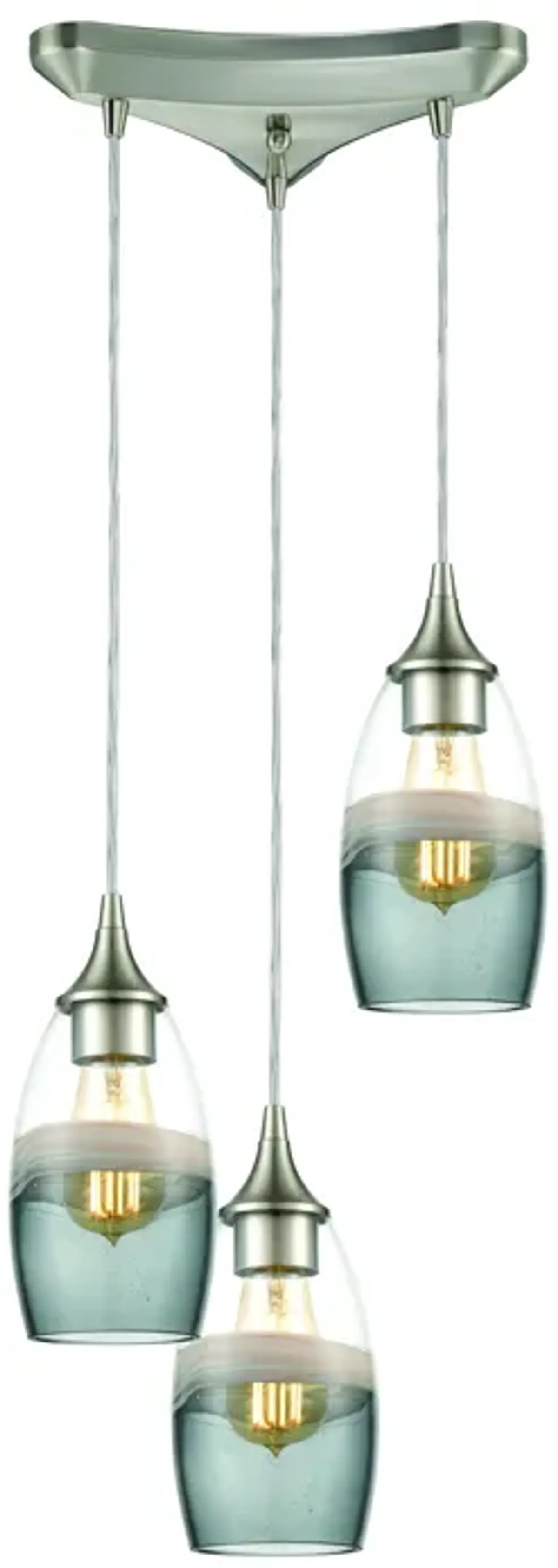 Sutter Creek Configurable Multi Pendant - Satin Nickel