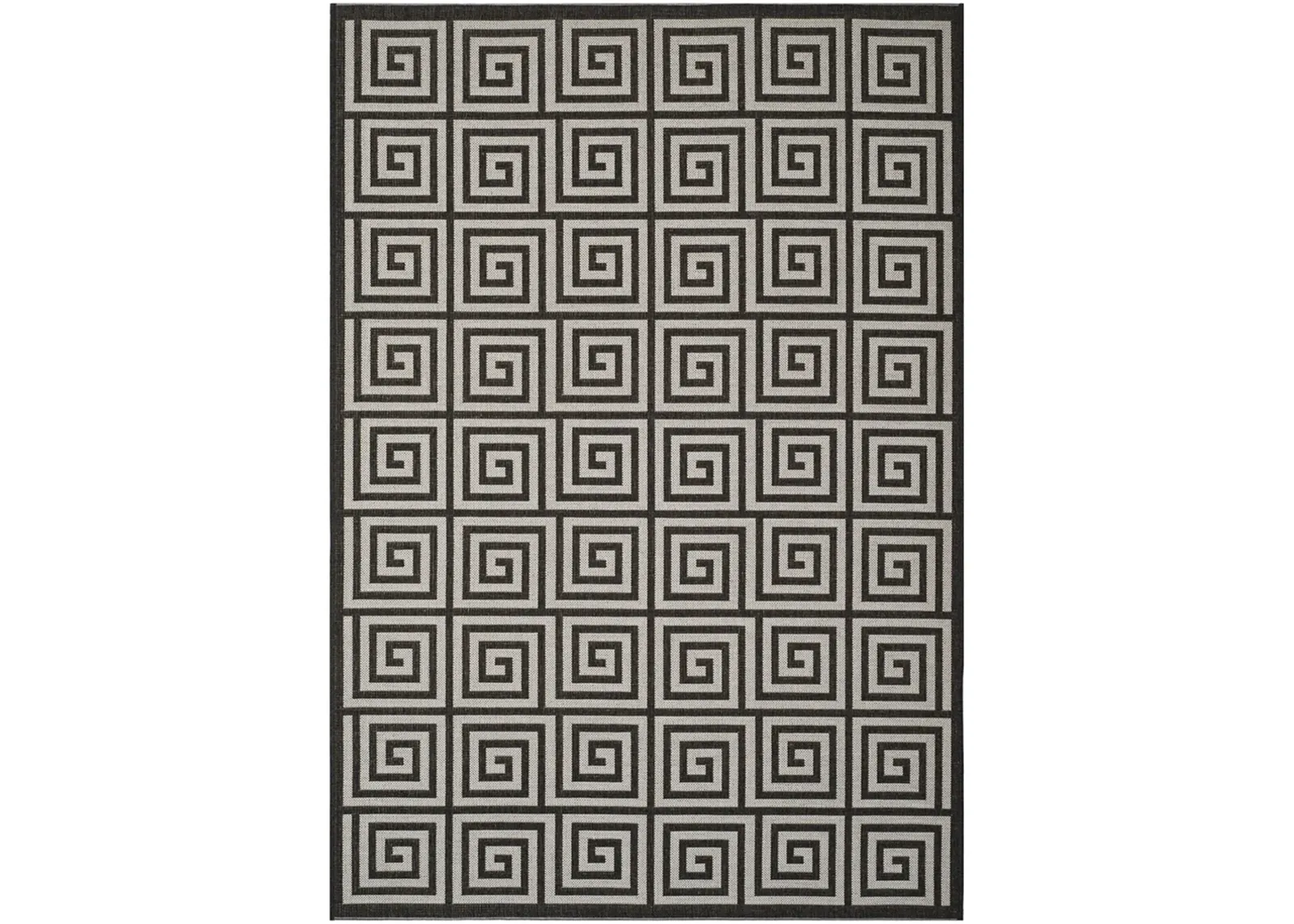 BEACH HOUSE 129 Grey 6'-7' X 9'-2' Medium Rectangle Rug