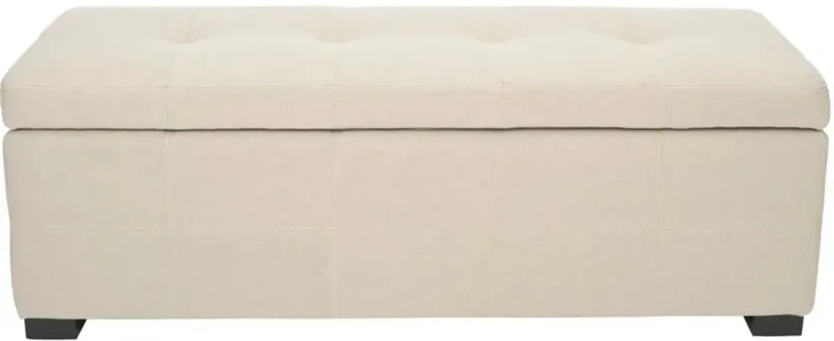 MAIDEN TUFTED STORAGE BENCH LG