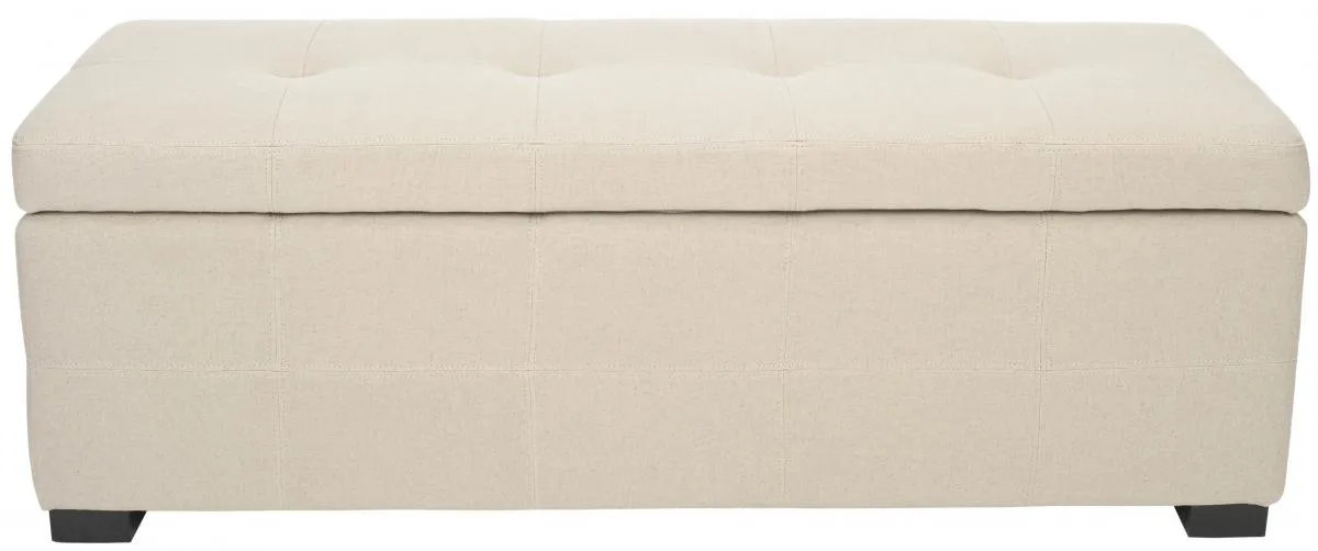 MAIDEN TUFTED STORAGE BENCH LG