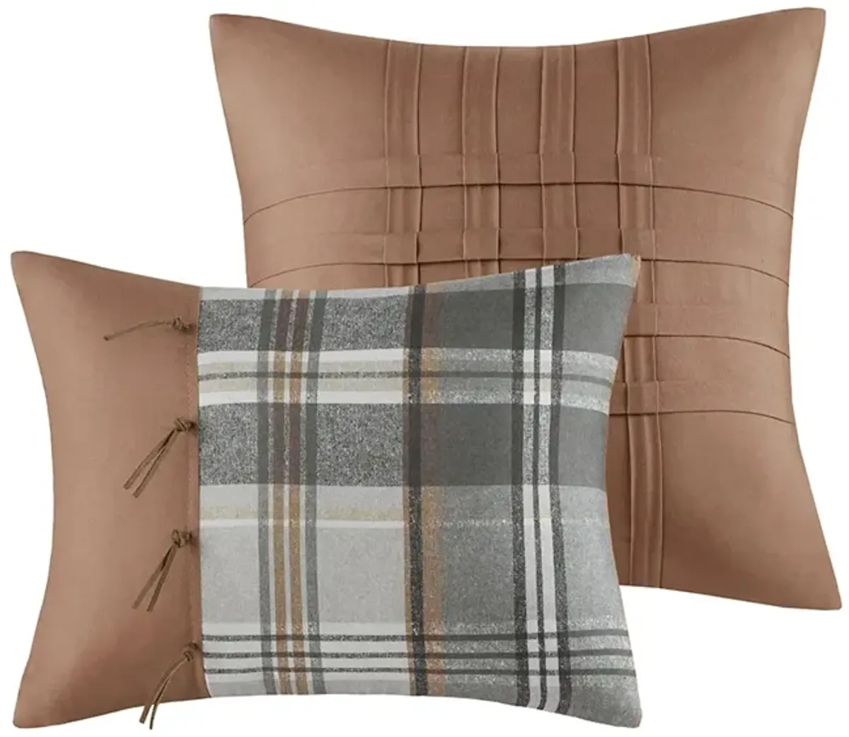 Plaid Comforter Set