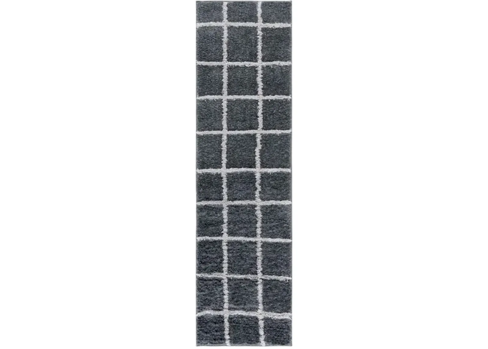 NORWAY 206 Grey 2'-2' X 8' Runner Rug