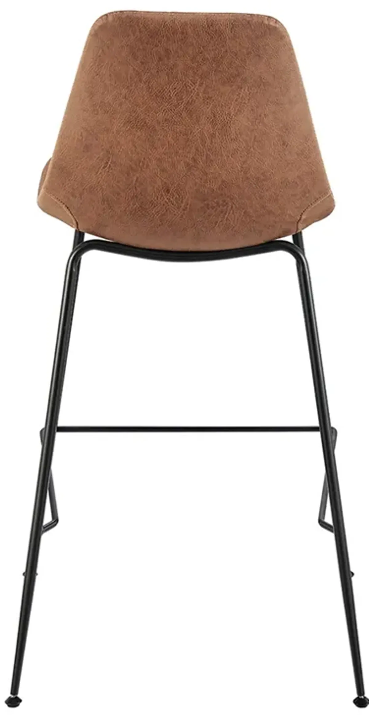 Robert KD PU Counter Stool, Umber Brown 