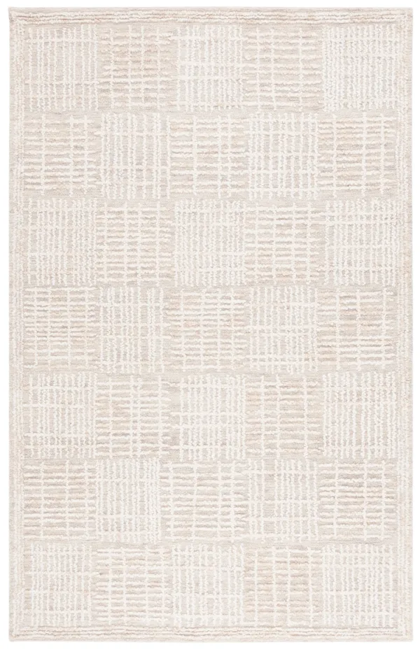 ABSTRACT Hand Tufted 9' x 12' area rug