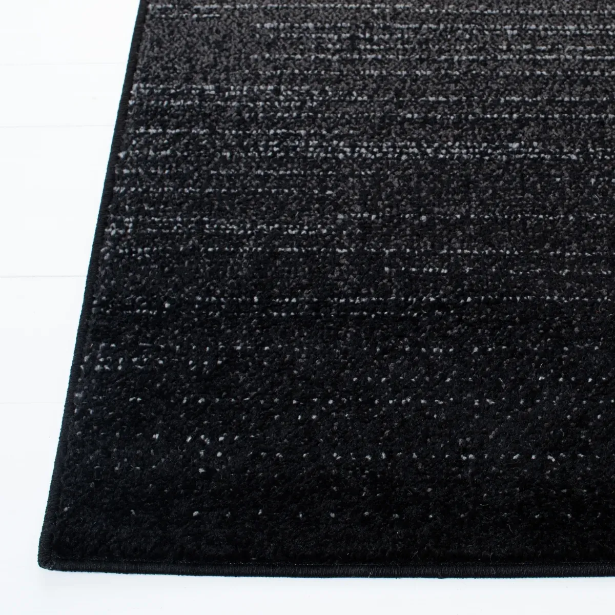 ADIRONDACK 100 BLACK  2'-6' x 22' Runner Rug