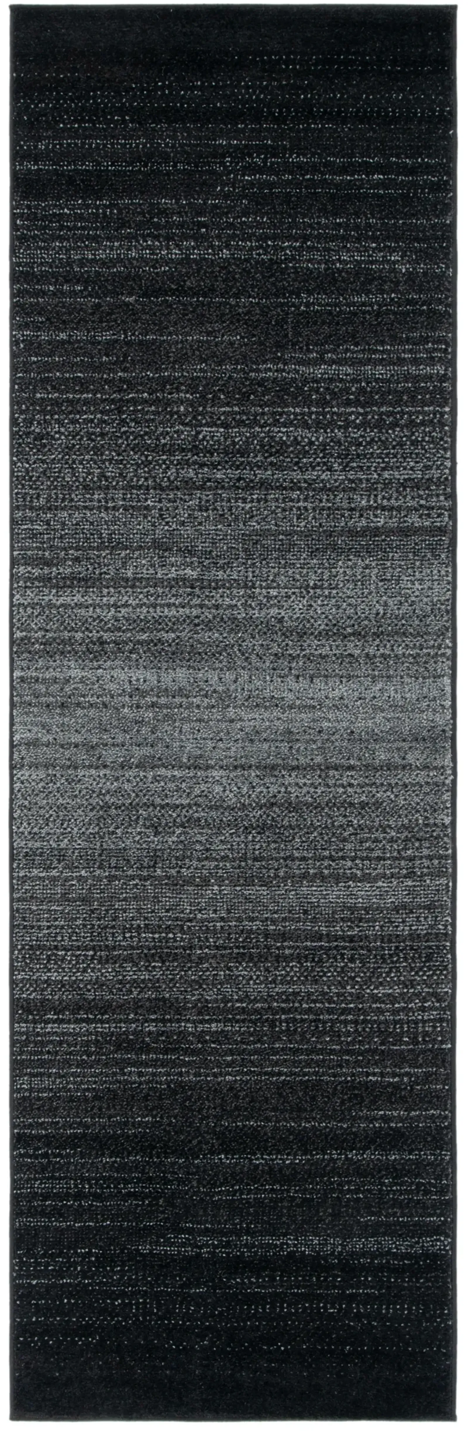 ADIRONDACK 100 BLACK  2'-6' x 22' Runner Rug